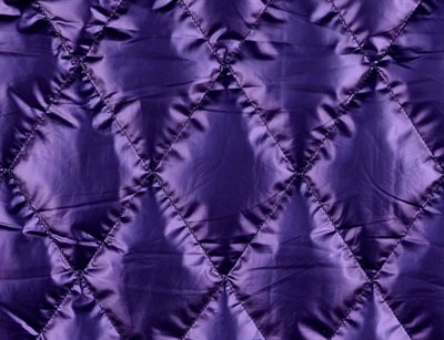 Metallic quilt purple