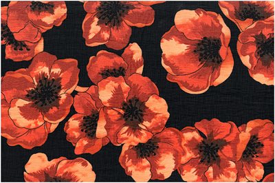 Orange poppy visc