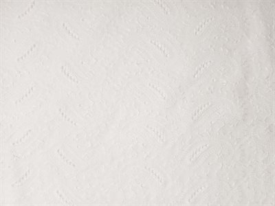 Paisley Broderi Anglaise White