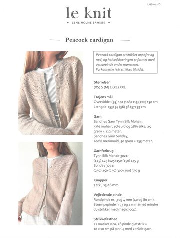 Peacock cardigan