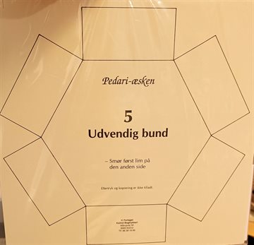 Pedari æsken 6 kantet nr. 5 stor