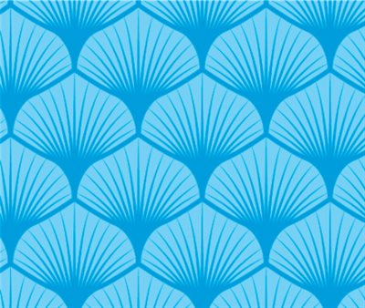 Poplin Leaf Aqua