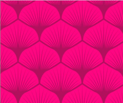 Poplin Leaf Cerise