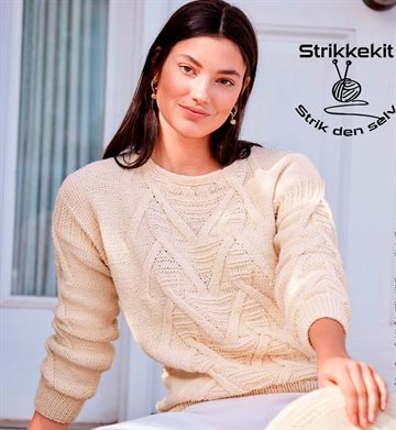 Strikkekit - Pullover - Cara