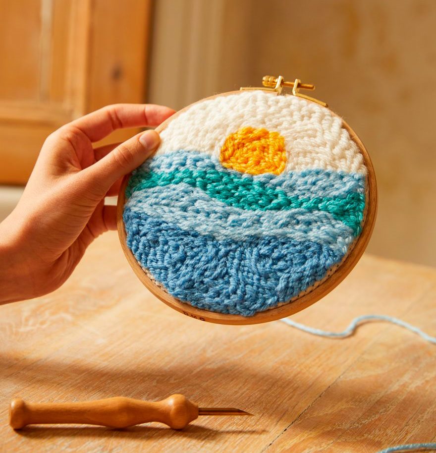 Punch needle kit hav