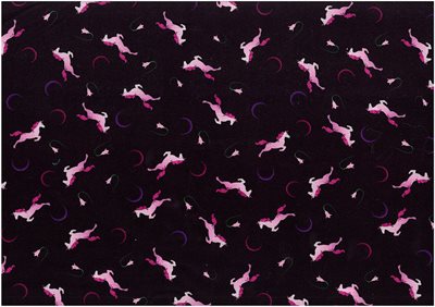 Purple flying unicorn