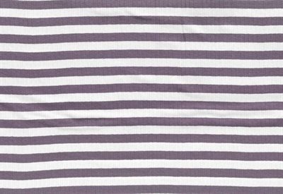 Rib Knit Lilac Stripe