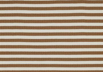 Rib knit stripe cinnamon