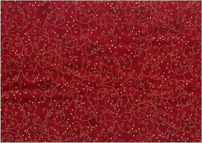 Snow Crystals Stars Red