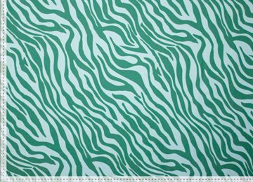 Sports jersey green zebra