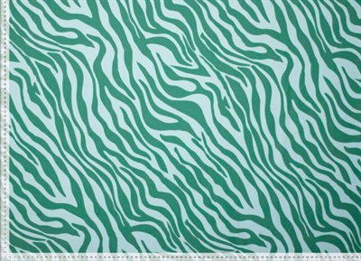 Sports jersey green zebra