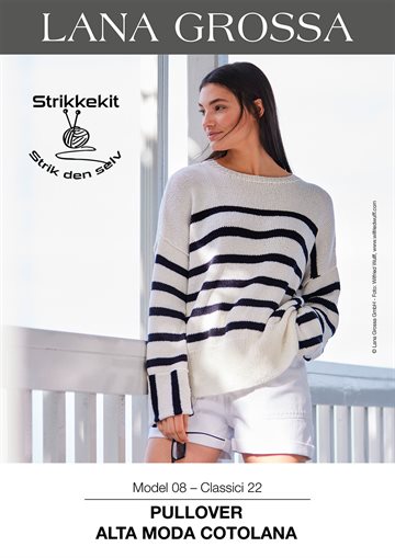 Strikkekit Pullover Alta Moda Cotolana str. 44