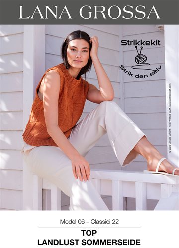 Strikkekit - Top - Landlust Sommerseide str. 44