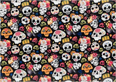 Sugar Skull poplin