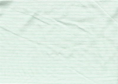 Summer knit light green stripes