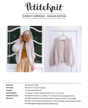 Sunday Cardigan - Mohair Edition