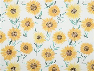 solsikke stof, blomster stof