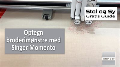 Tegn broderimønstre med Singer Momento