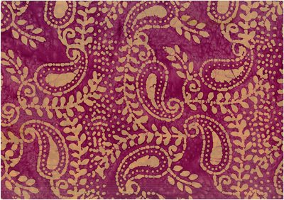 paisley, batik stof