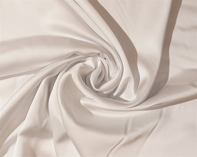 hvid satin, viskose satin