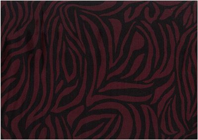 Zebra Dark Bordeaux