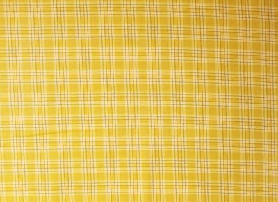 Zest for life yellow checkered